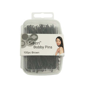 Hair Bobby Pins Brown 7cm 100pc