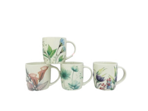 Ceramic Mug 350ml Floral