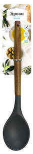 KITCHEN SILICONE SPOON Acacia Handle