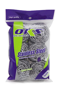 Cleaning: OKS STEEL SCOURER- 6PC