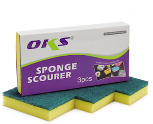 Cleaning: Sponge Scourer Oks 3pc