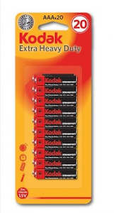 Batteries And Electrical: Kodak BATT H/DUTY - AAA 20/PACK