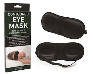 Eye Mask Contoured Black