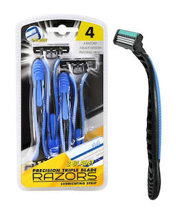Personal Care: RAZOR MENS DISPOSABLE 4PK