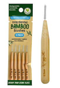 BAMBOO INTERDENTAL BRUSHES 5PK