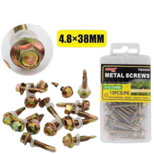 Screws Metal 4.8x38mm 15pc