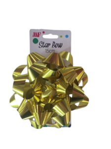 Star Bow Gold 15cm