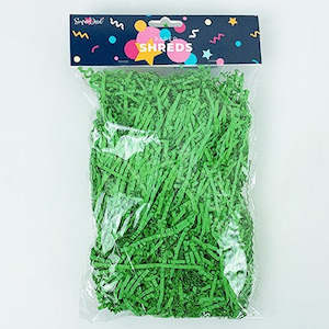 Gift Wrapping: Paper Shreds 50g D/Green