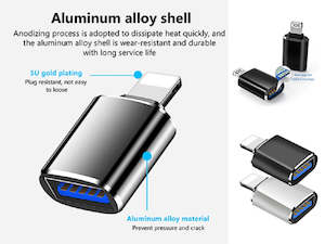 Cables And Accessories: Lightning to USB Female OTG