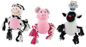 Pet Accessories: DOG TOY PLUSH 3ASTD