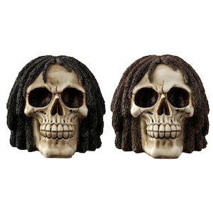 Rasta Skull Ornament