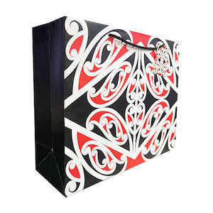 Kiwiana: Gift Bag Maori Design 33cmw