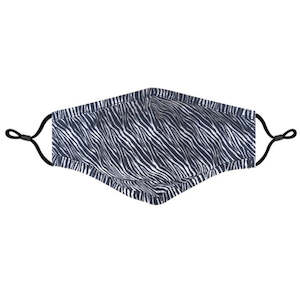 Reusable Face Mask Zebra Print
