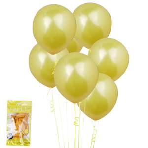 Shmick Sophisticates Gold Silver: Metallic Gold Balloons 6pk