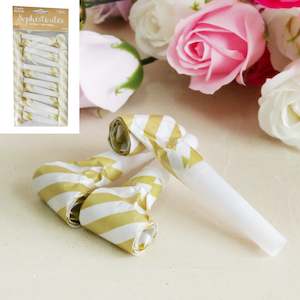 Shmick Sophisticates Gold Silver: Gold Party Blowout 12pk