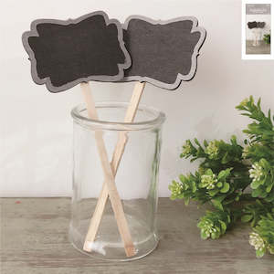 Shmick Sophisticates Gold Silver: Silver Chalk Stakes (21cm) 2pk