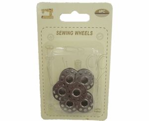 Sewing And Haberdashery: Metal Bobbins for Sewing Machines 6pk