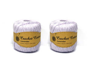 Crochet Cotton 50g 3.25mm lavender