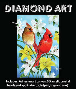 5D Diamond Art Kit 15x20cm Two Birds