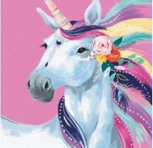 Diamond Art: DIAMOND ART 40X50 UNICORN