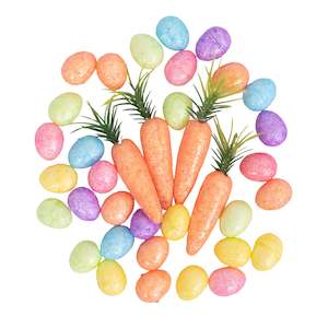 Easter: Mini Foam Easter Eggs/Carrots