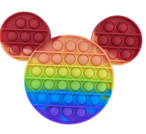 Fidget And Sensory Toys: Pop Fidget Rainbow Mickey