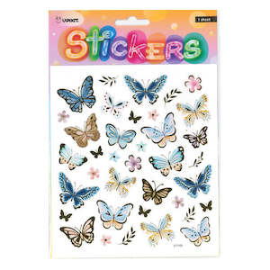 Stickers: Stickers Gold Butterflies