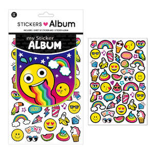 Stickers: Sticker Album Emoji 265x165mm