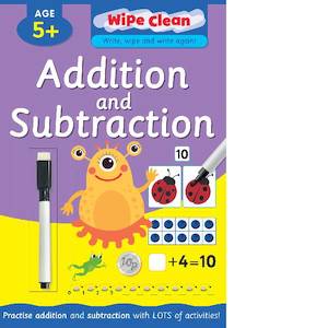 Books: Wipe Clean Addition & Subtraction