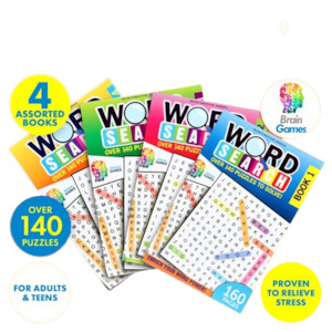 Books: Wordsearch Book 160pg A5