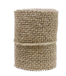 Ribbon: HESSIAN RIBBON ROLL 6cm x 2m