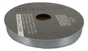 Ribbon: Satin Ribbon 1.0cm 22.86m  SILVER