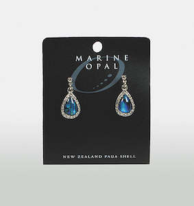 Jewellery: EARRING CRYSTAL TEARDROP