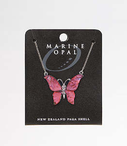 NECKLACE BUTTERFLY PINK