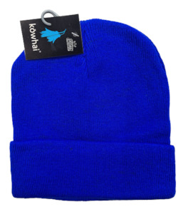 Beanie Acrylic Blue