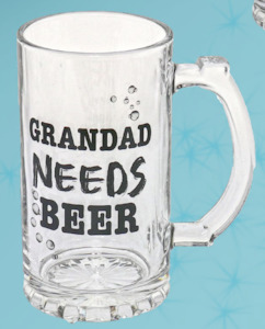 Fathers Day: Grandad Needs Beer Stein 500ml