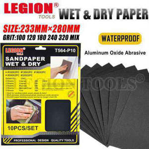 Hardware And Gardening: Sandpaper Wet & Dry 10pc