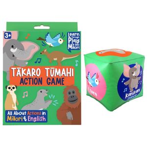 Actions in Te Reo Maori Inflatable Cube 20cm