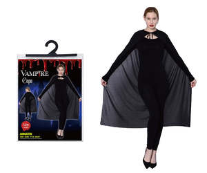 Vampire Basic Black Cape 1.2m