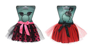Halloween Tutu Dress Up Set Asst