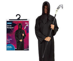 Halloween 1: Costume Grim Reaper Adults