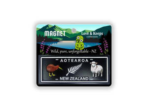 Magnet PVC 11*4.5cm NZ Icons