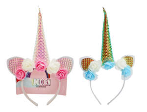 Halloween 1: Unicorn Headband Asst