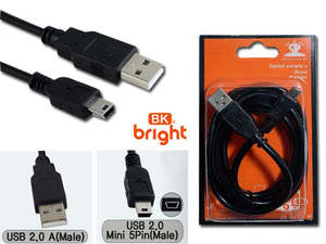 Cables And Accessories: USB AM 5PIN MALE FOR DATA TRF