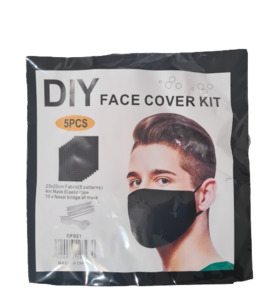 Face Masks: DIY Face Mask Cotton 5pk