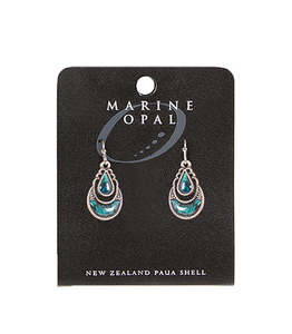 EARRING SICKLE TEARDROP