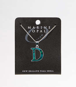 Jewellery: NECKLACE LETTER D
