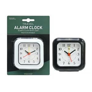 Cleaning: Travel Alarm Clock 9cm 2 Assorted
