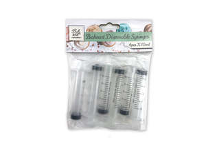 Cleaning: Bake Art Disposable Syringes 10ml x 6pc