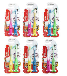 Toothbrush Kids 2pk 4Asst